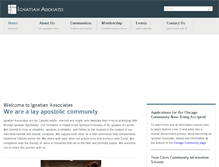 Tablet Screenshot of ignatianassociates.org